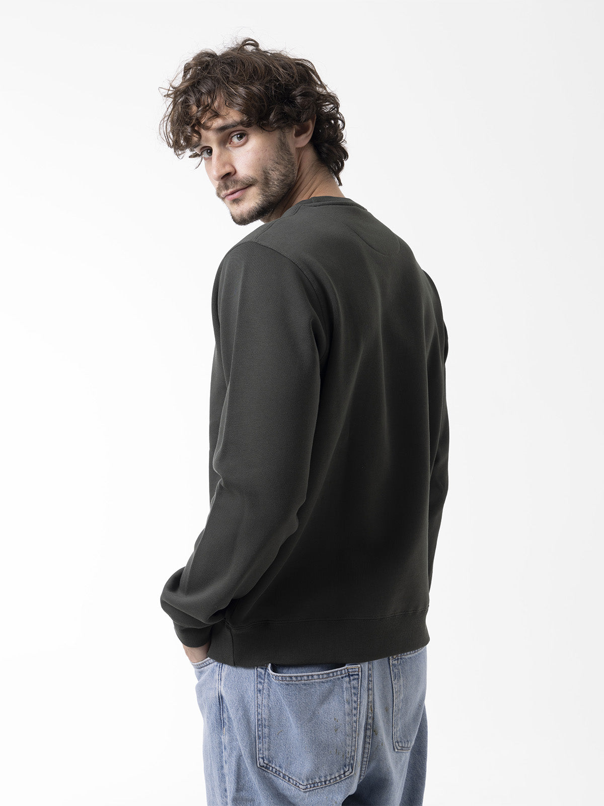 Polerón Hombre Urban Essential Crewneck Verde Merrell