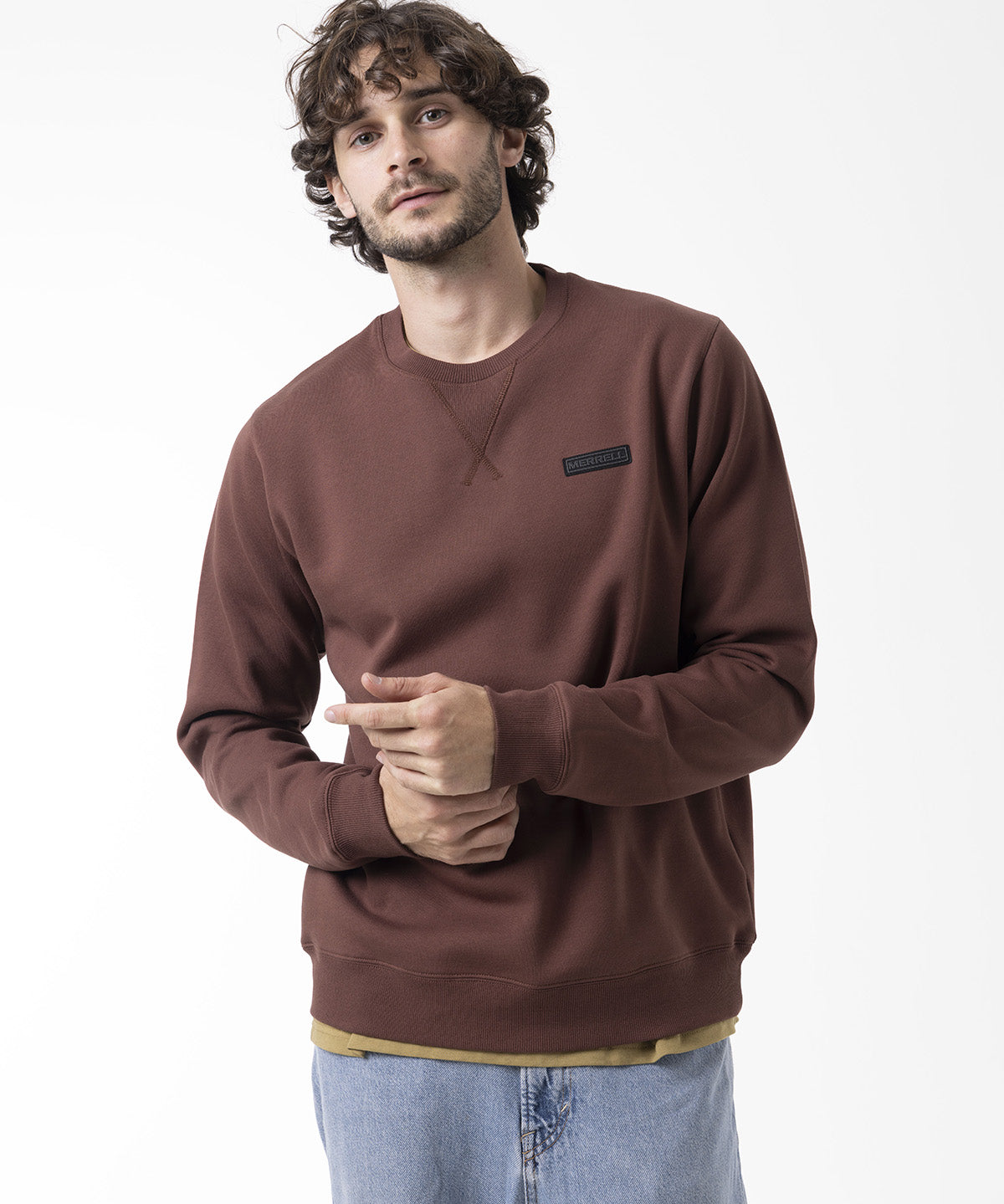 Polerón Hombre Urban Essential Crewneck Café Merrell