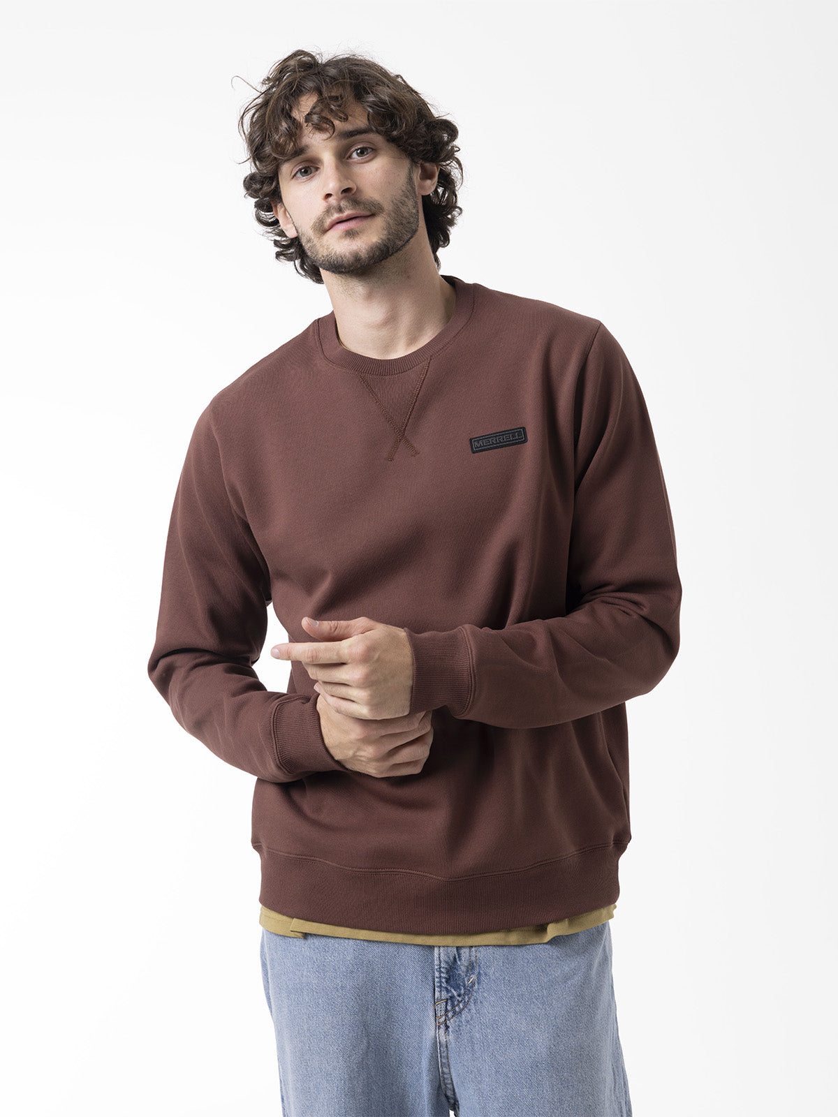 Polerón Hombre Urban Essential Crewneck Café Merrell