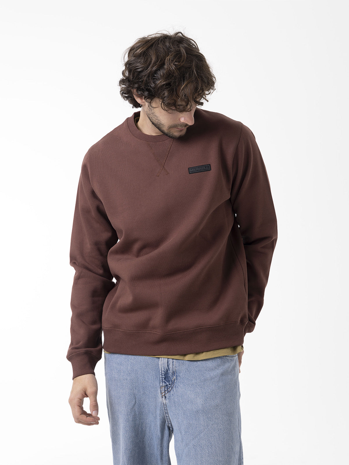 Polerón Hombre Urban Essential Crewneck Café Merrell