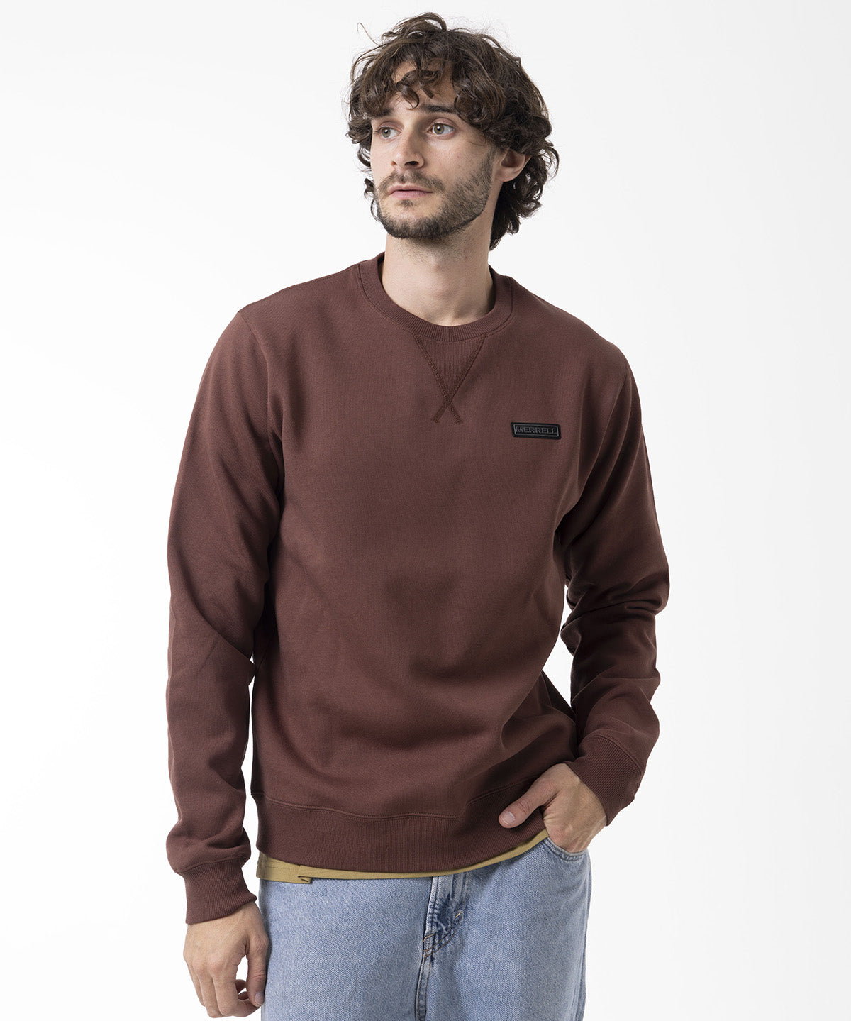 Polerón Hombre Urban Essential Crewneck Café Merrell