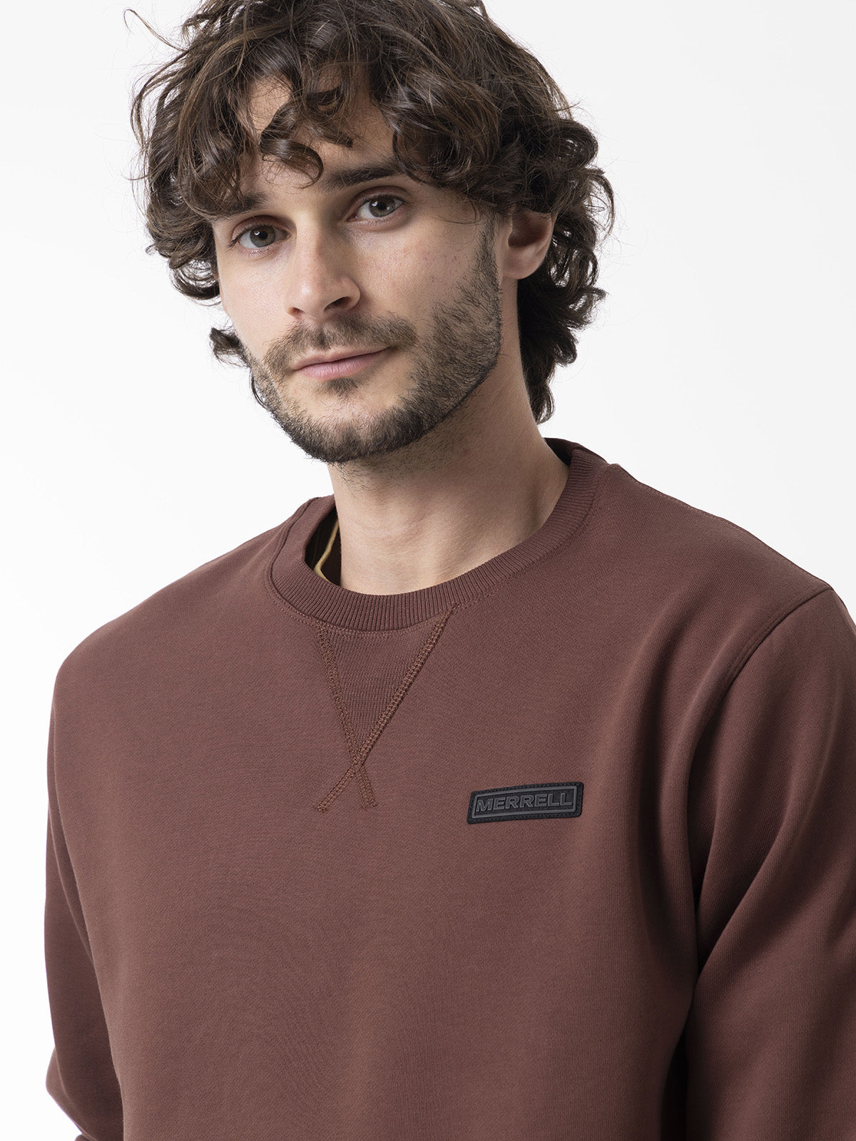 Polerón Hombre Urban Essential Crewneck Café Merrell