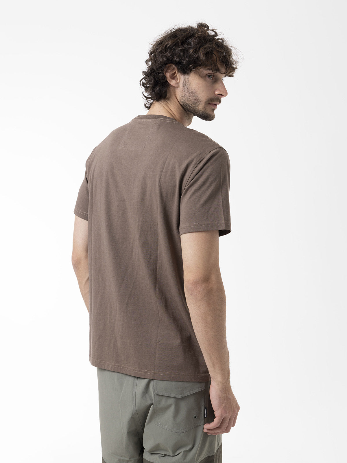 Polera Manga Corta Hombre Graphic Café Merrell