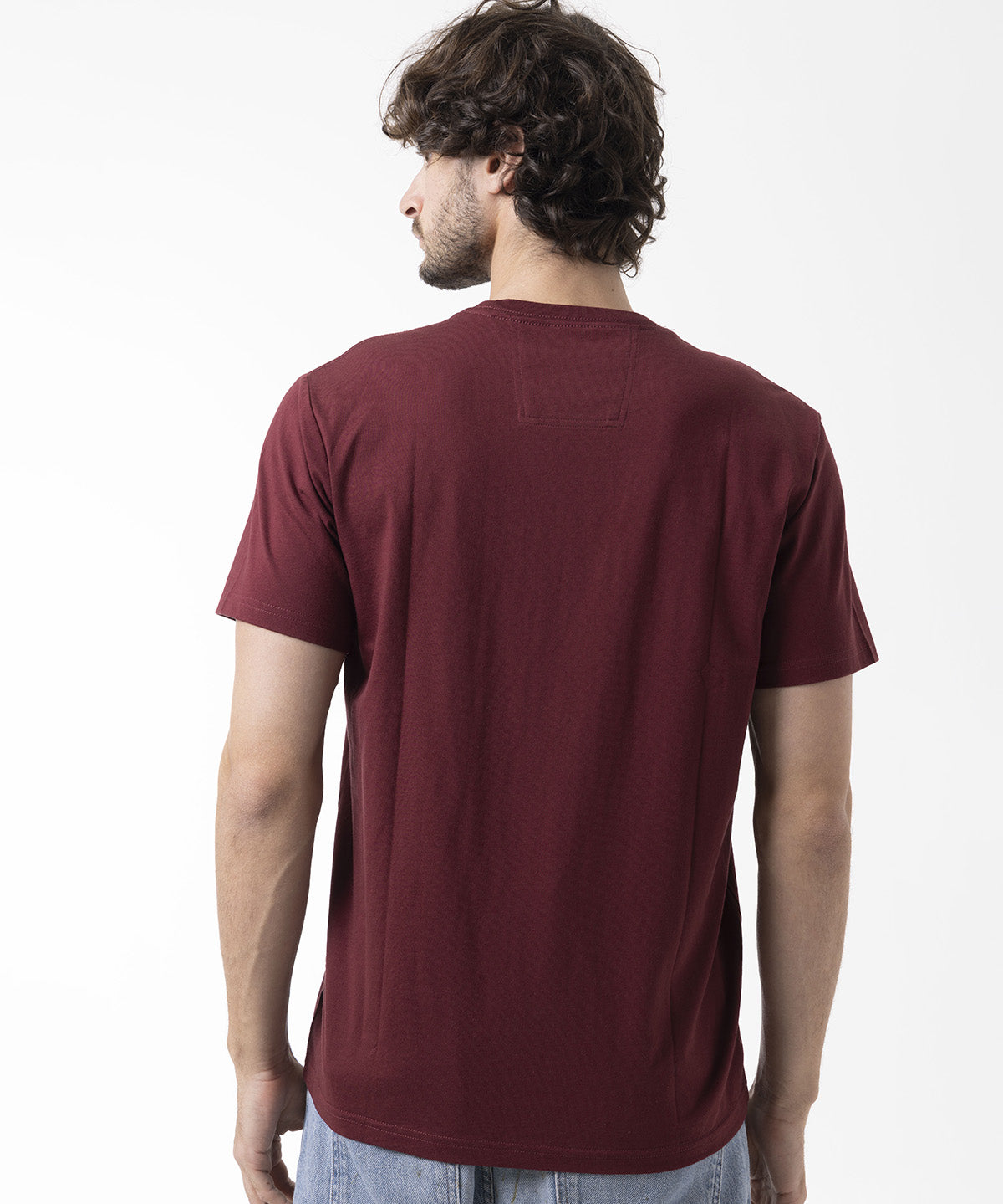 Polera Manga Corta Hombre Logo Core Rojo Merrell