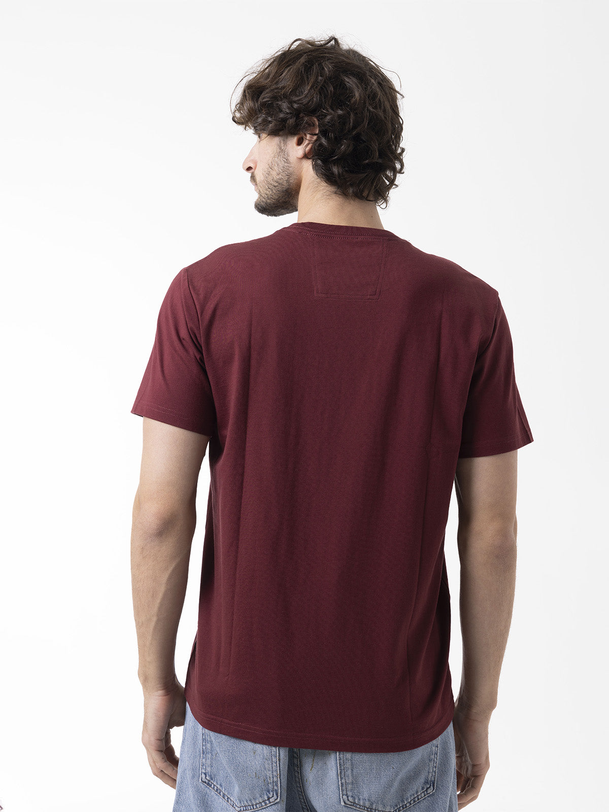 Polera Manga Corta Hombre Logo Core Rojo Merrell