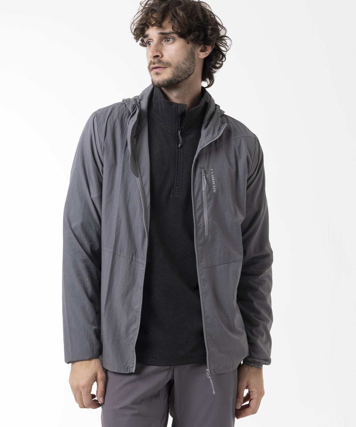 Cortaviento Hombre Airflux Gris Merrell