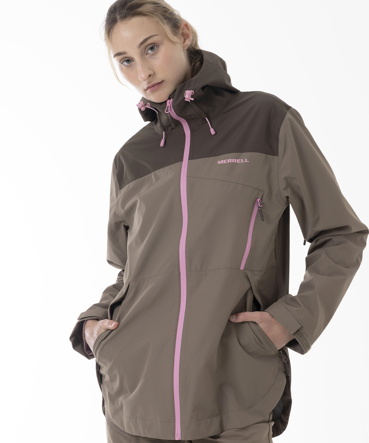 Impermeable Mujer Vera Shield Pro Waterproof Café Merrell