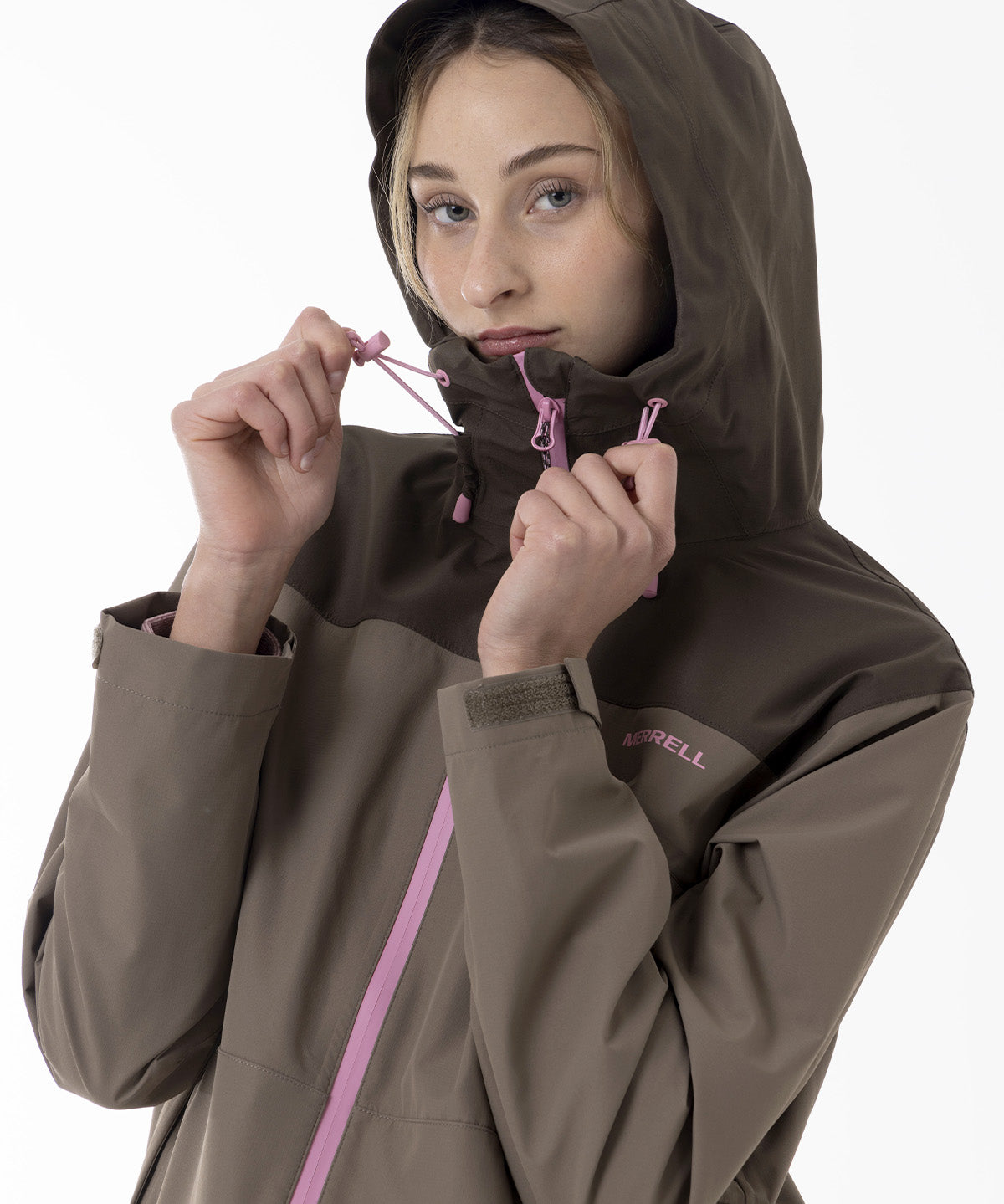 Impermeable Mujer Vera Shield Pro Waterproof Café Merrell