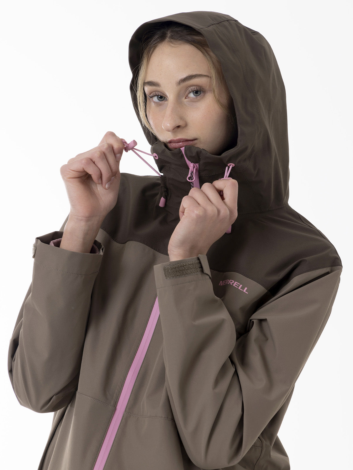 Impermeable Mujer Vera Shield Pro Waterproof Café Merrell