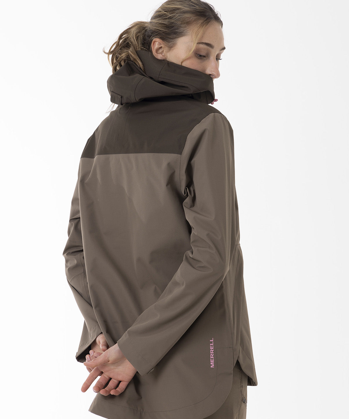 Impermeable Mujer Vera Shield Pro Waterproof Café Merrell