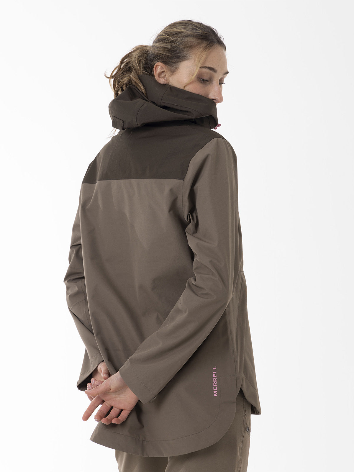 Impermeable Mujer Vera Shield Pro Waterproof Café Merrell