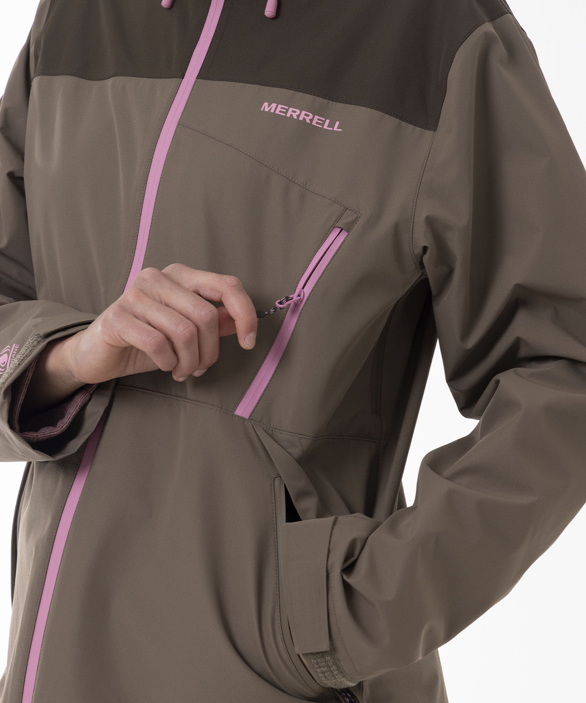 Impermeable Mujer Vera Shield Pro Waterproof Café Merrell