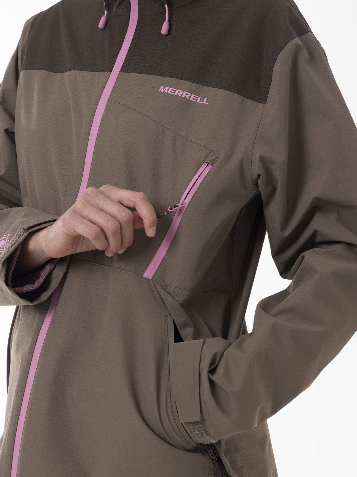 Impermeable Mujer Vera Shield Pro Waterproof Café Merrell