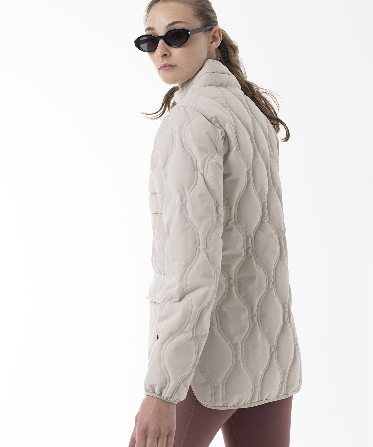 Chaqueta Mujer Softcore Quilted Beige Merrell