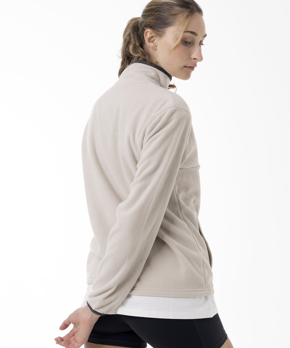 Polar Mujer Thermal Core Quarter Snap Beige Merrell