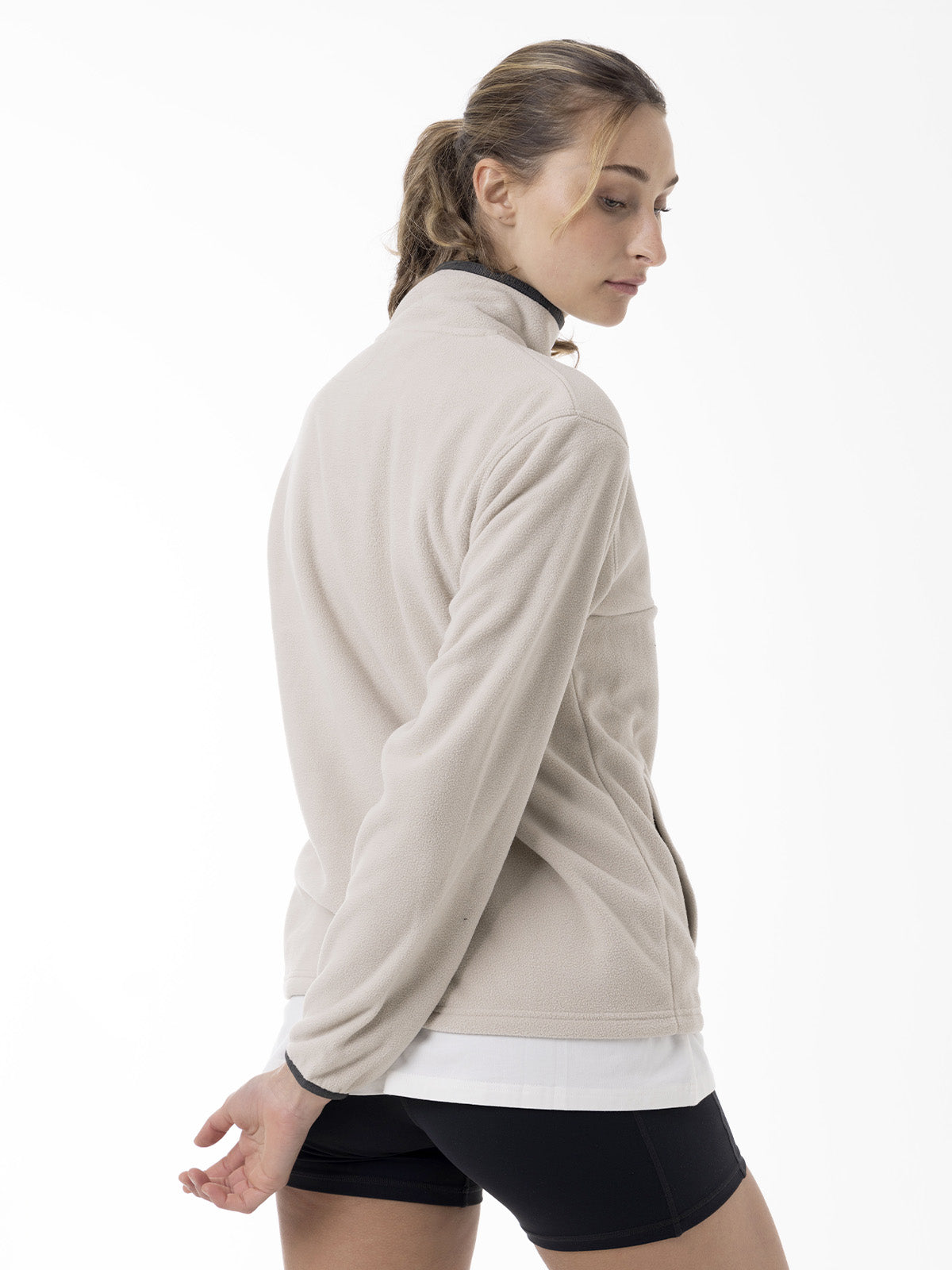 Polar Mujer Thermal Core Quarter Snap Beige Merrell