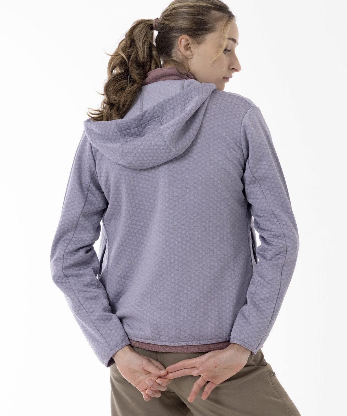 Polerón Mujer Hex Grid Fleece Morado Merrell