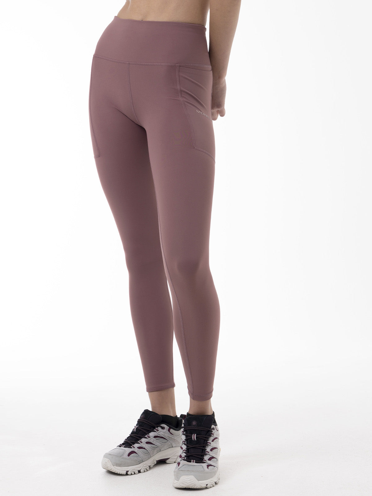 Calza Mujer Ankle Fit Rosado Merrell