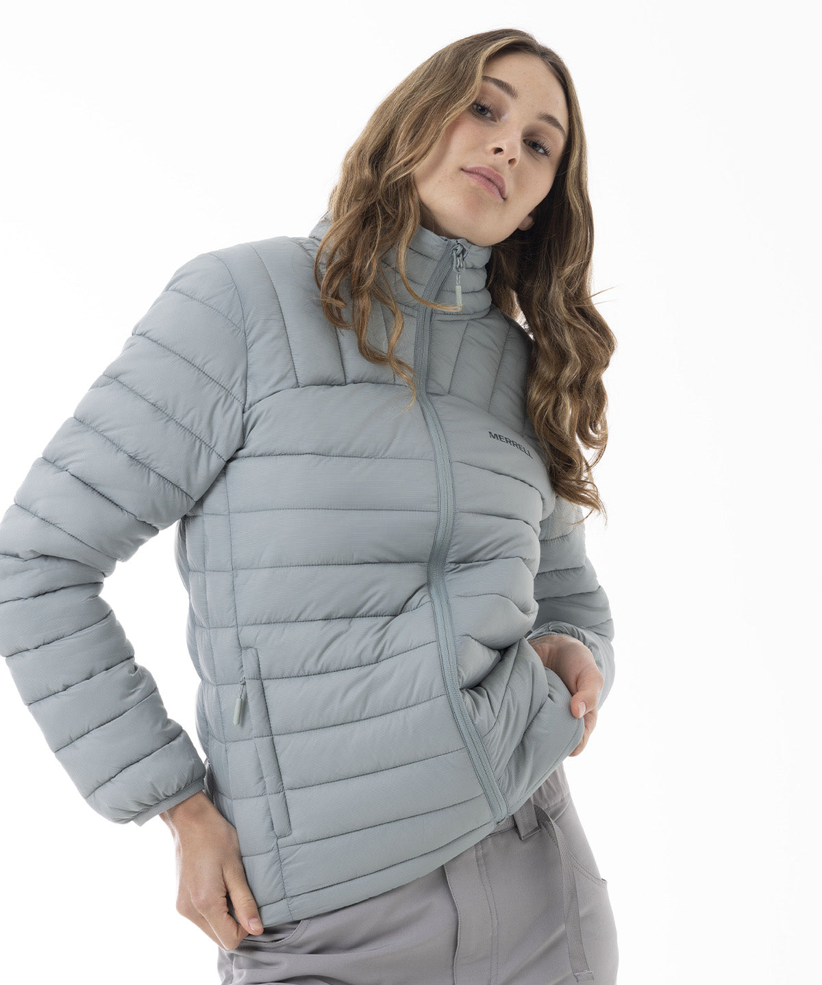 Parka Mujer Core Quilted Celeste Merrell