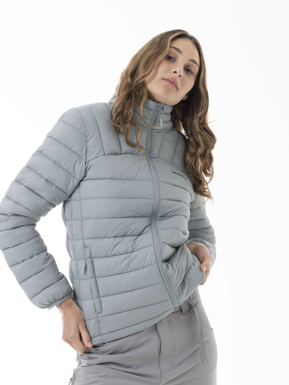 Parka Mujer Core Quilted Celeste Merrell