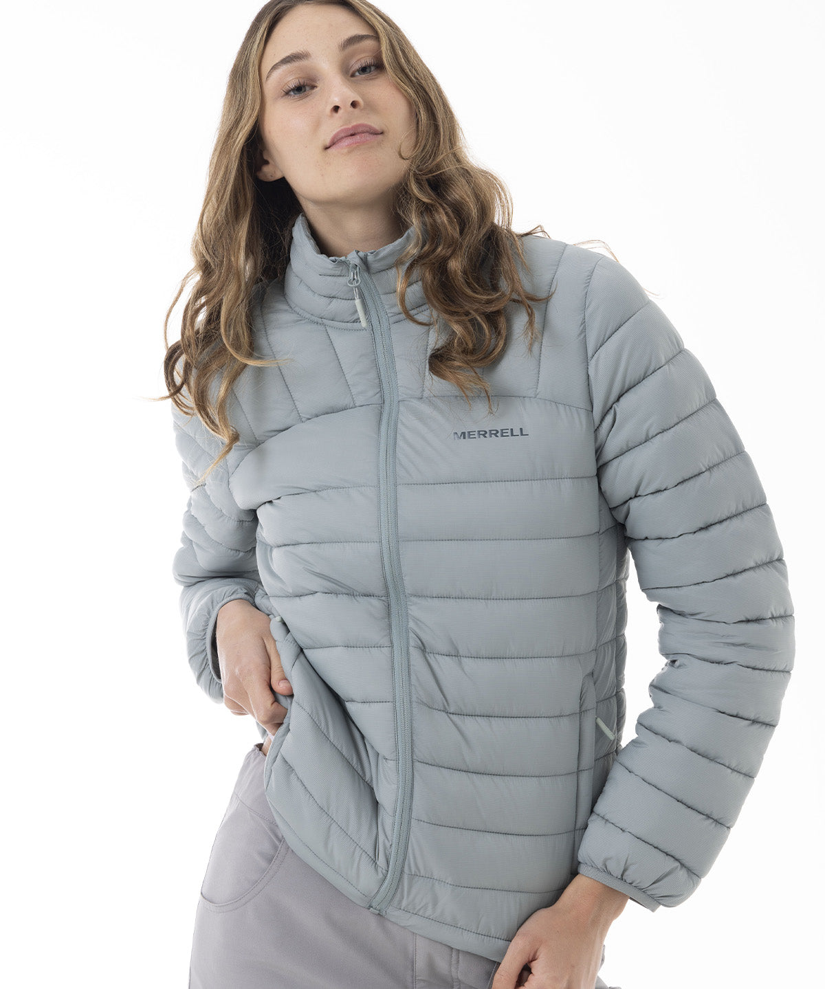 Parka Mujer Core Quilted Celeste Merrell