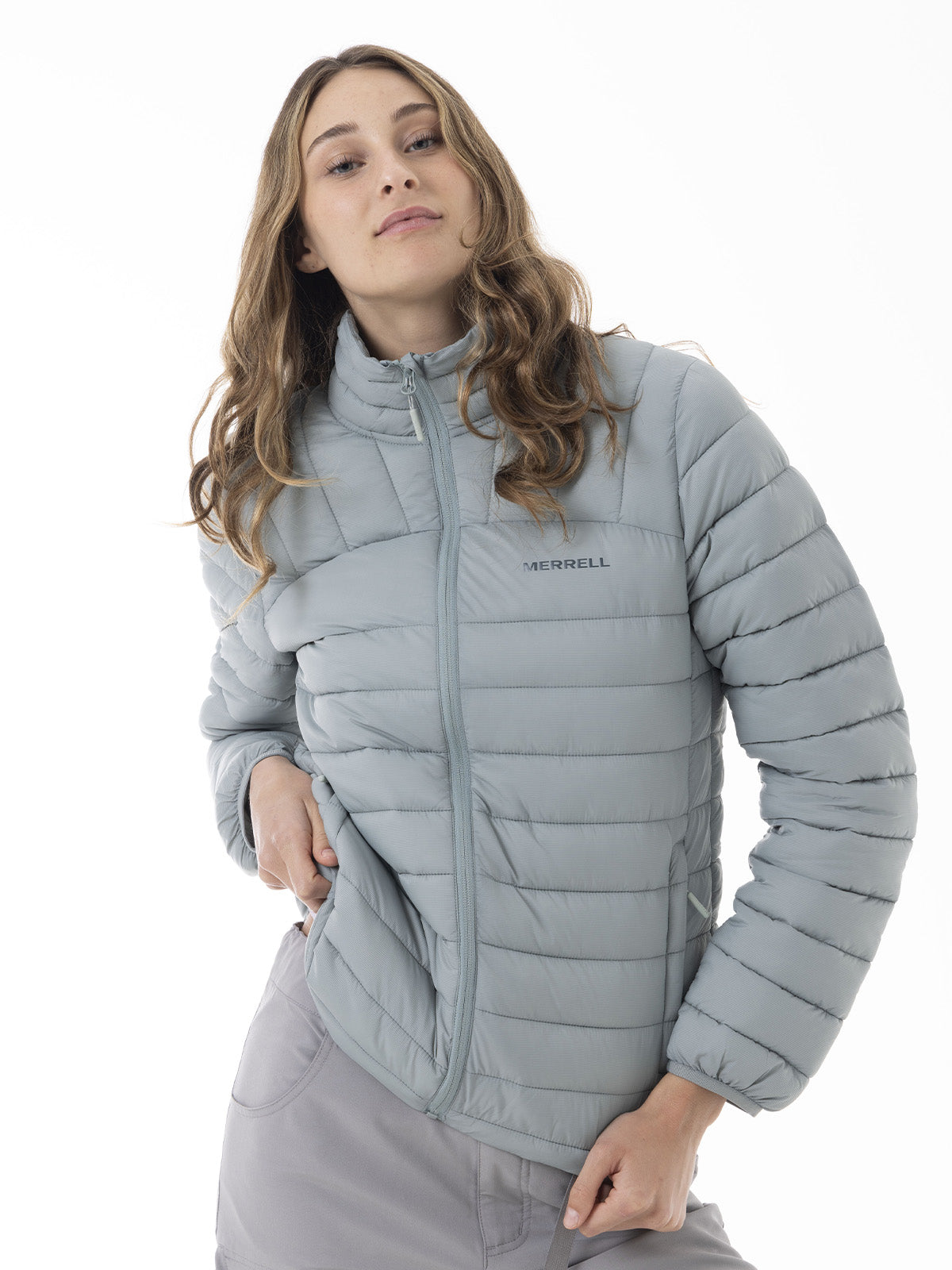 Parka Mujer Core Quilted Celeste Merrell
