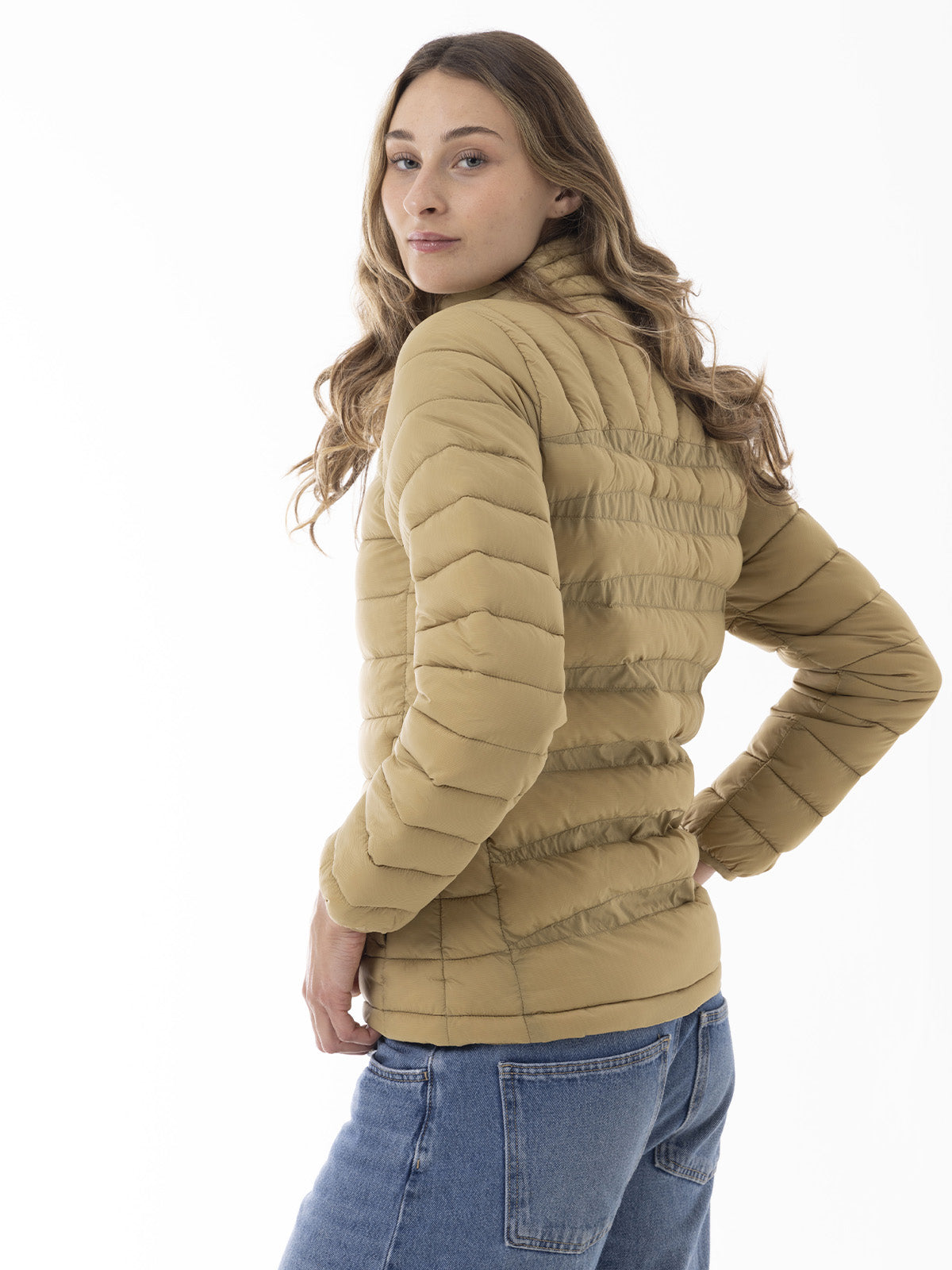 Parka Mujer Core Quilted Mostaza Merrell