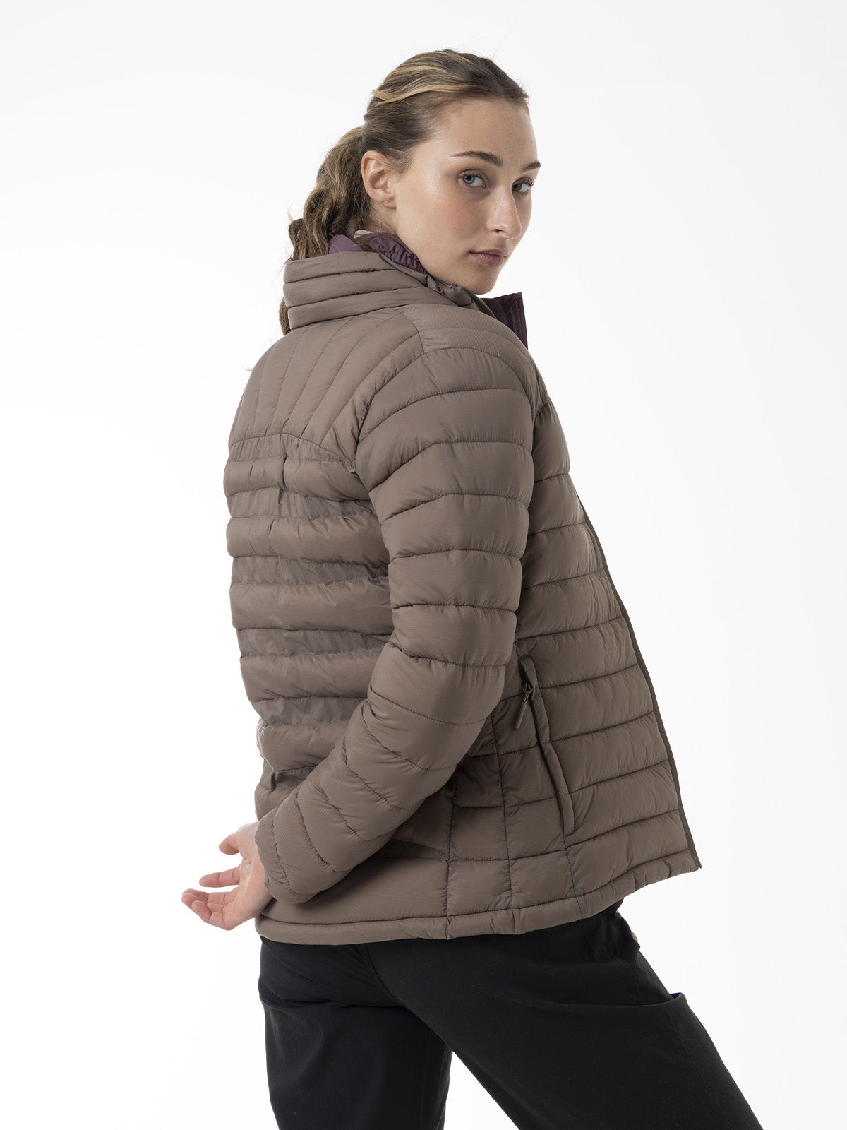 Parka Mujer Core Quilted Café Merrell