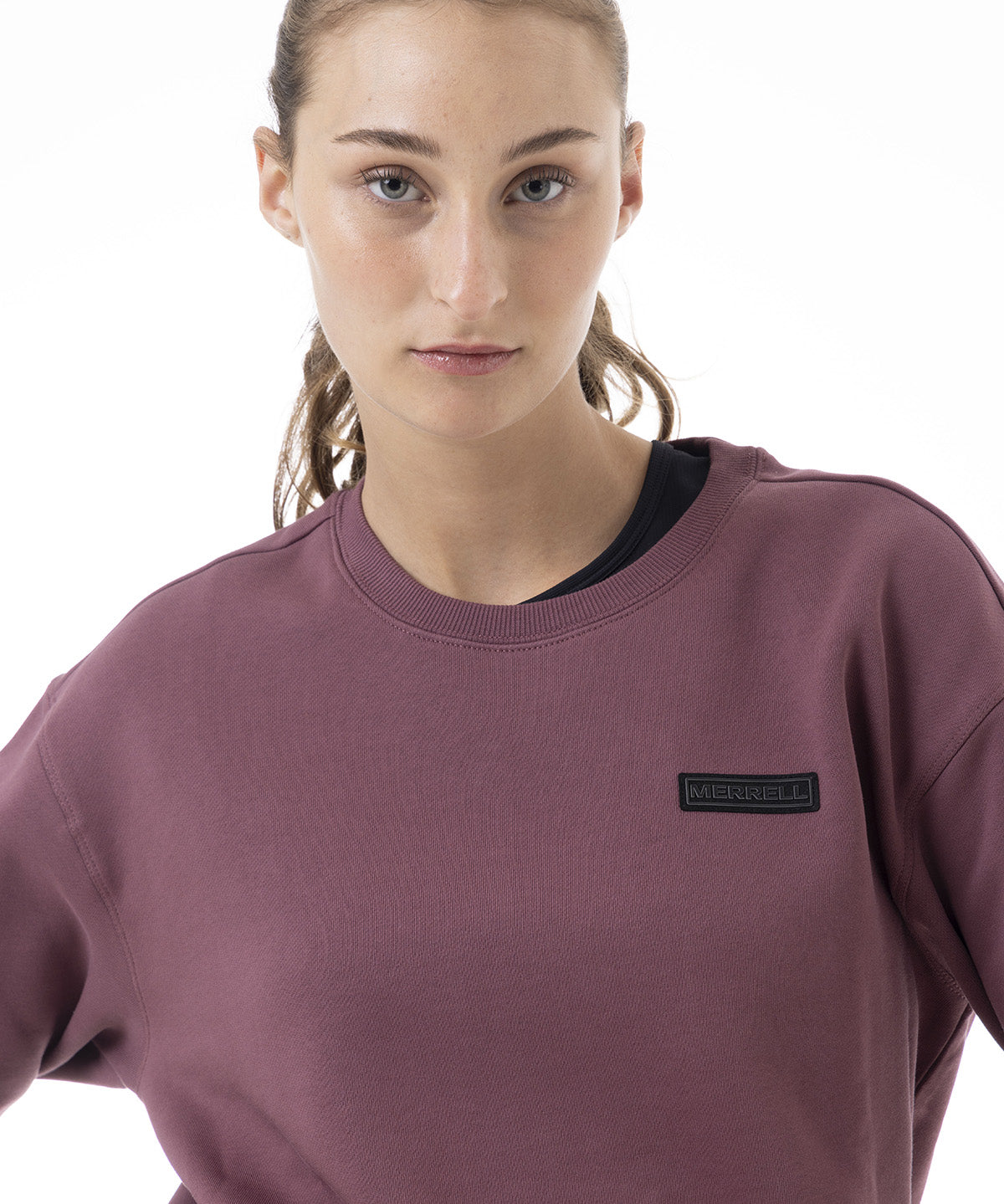 Polerón Mujer Urban Essential Crewneck Morado Merrell
