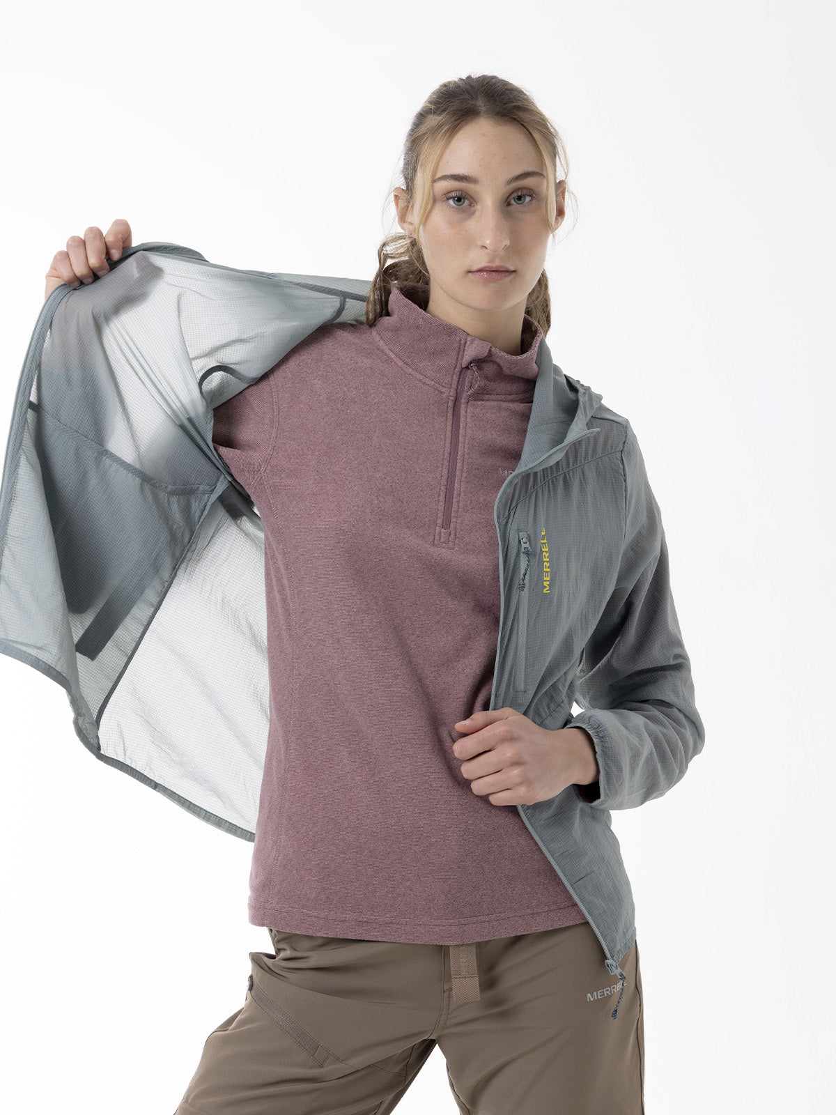 Cortaviento Mujer Airflux Celeste Merrell