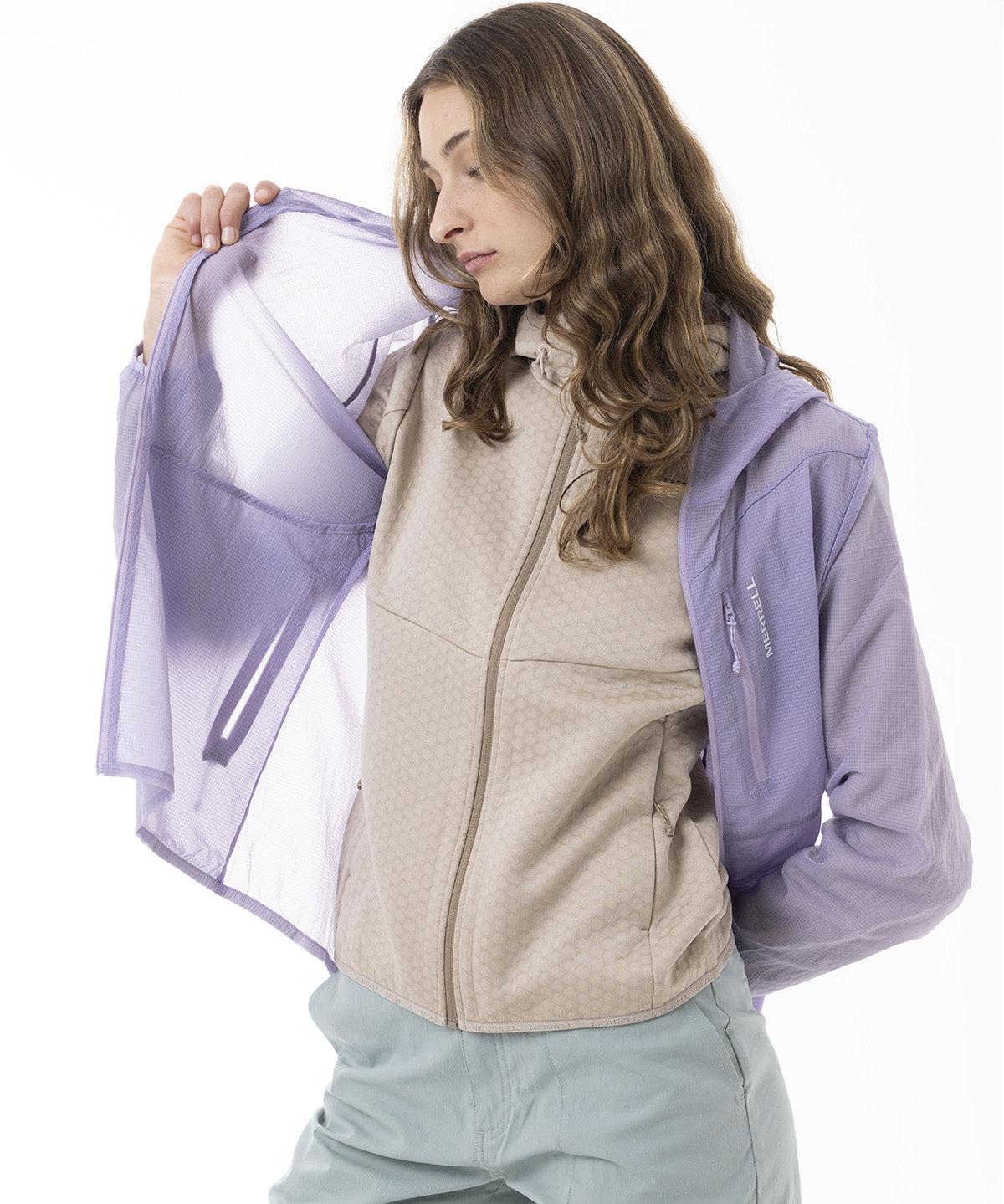 Cortaviento Mujer Airflux Morado Merrell