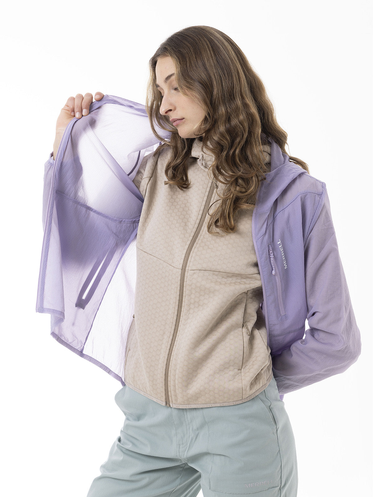 Cortaviento Mujer Airflux Morado Merrell