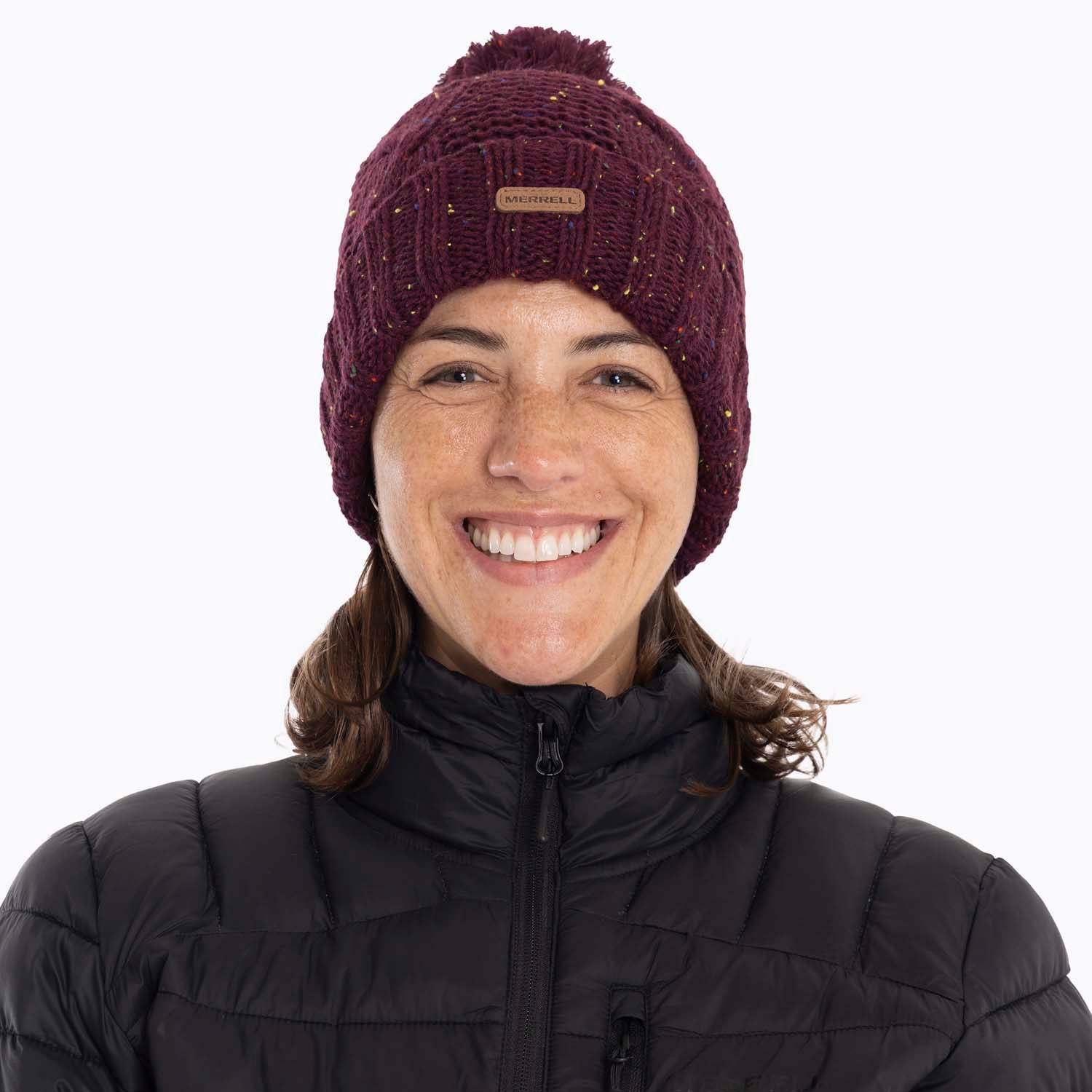 Gorro Unisex Ospika 2-Layer Pompo Rojo Merrell