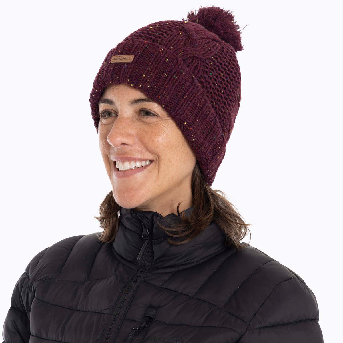 Gorro Unisex Ospika 2-Layer Pompo Rojo Merrell