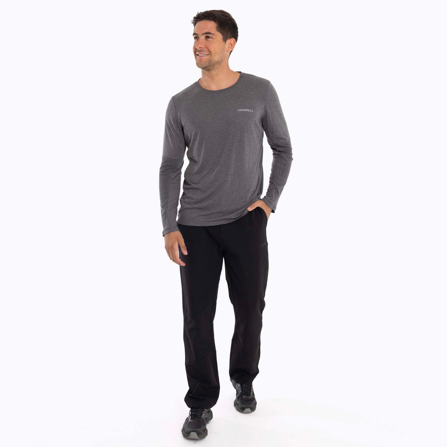 Polera Hombre Misuri Top Primera Capa Merrell