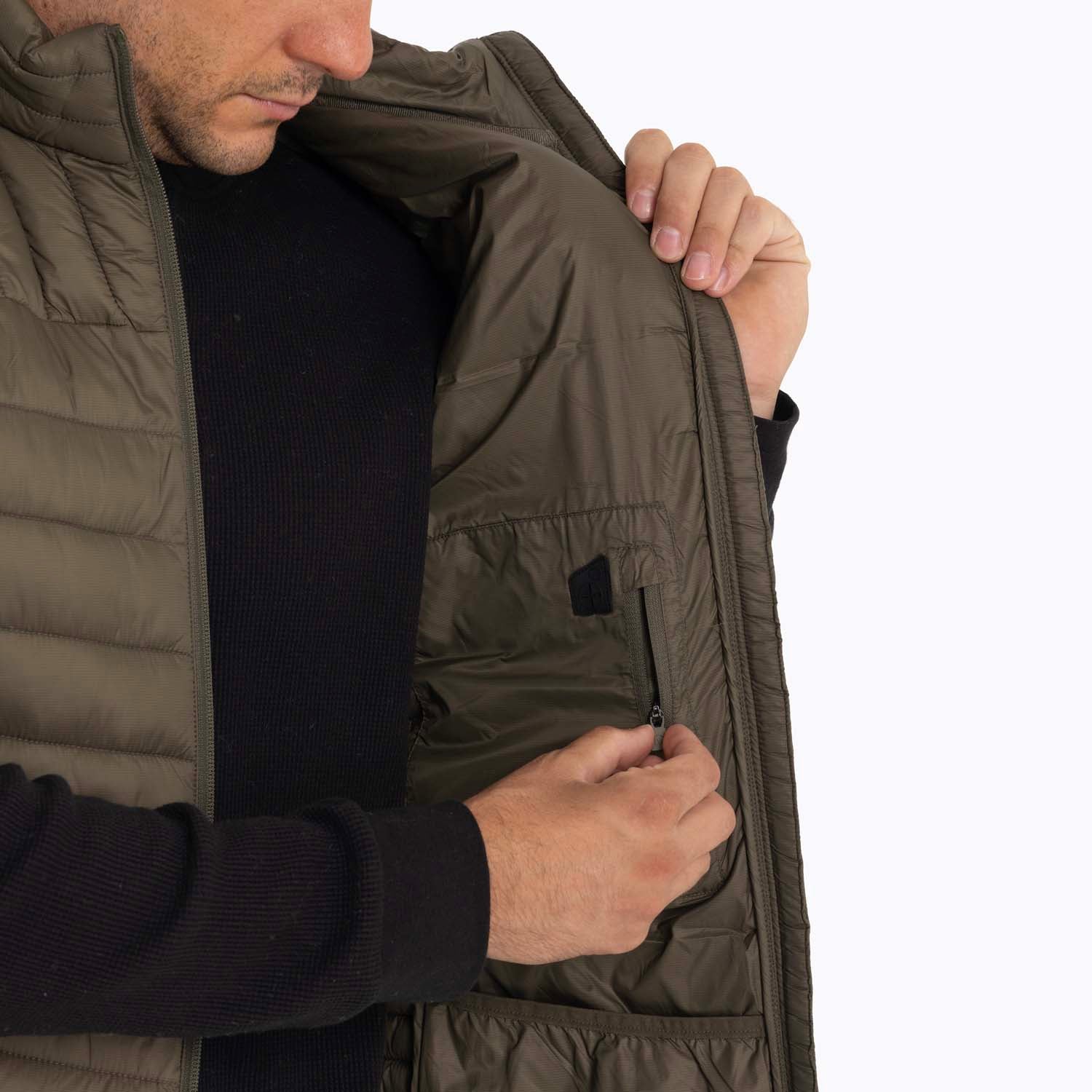 Parka Sin Mangas Hombre Full Zipper Merrell