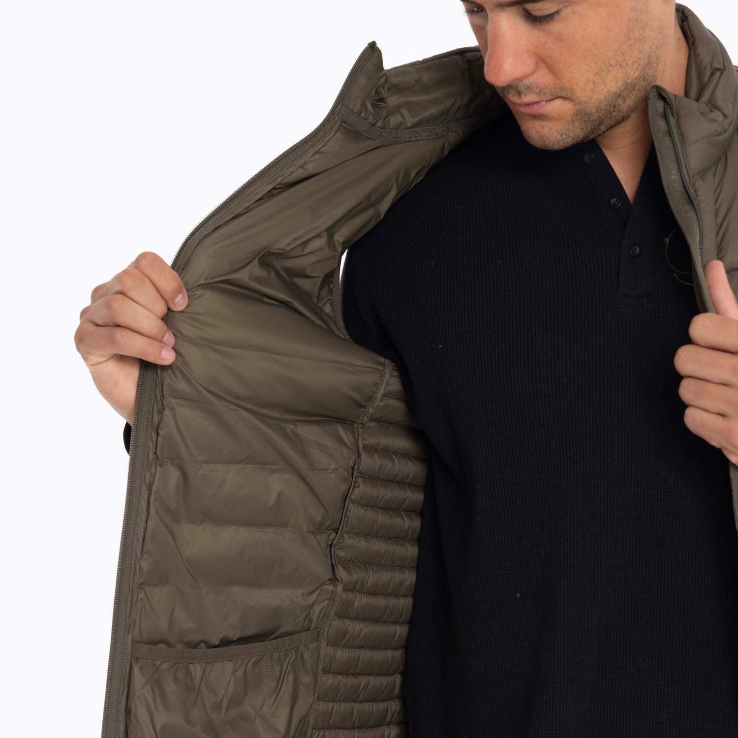 Parka Sin Mangas Hombre Full Zipper Merrell