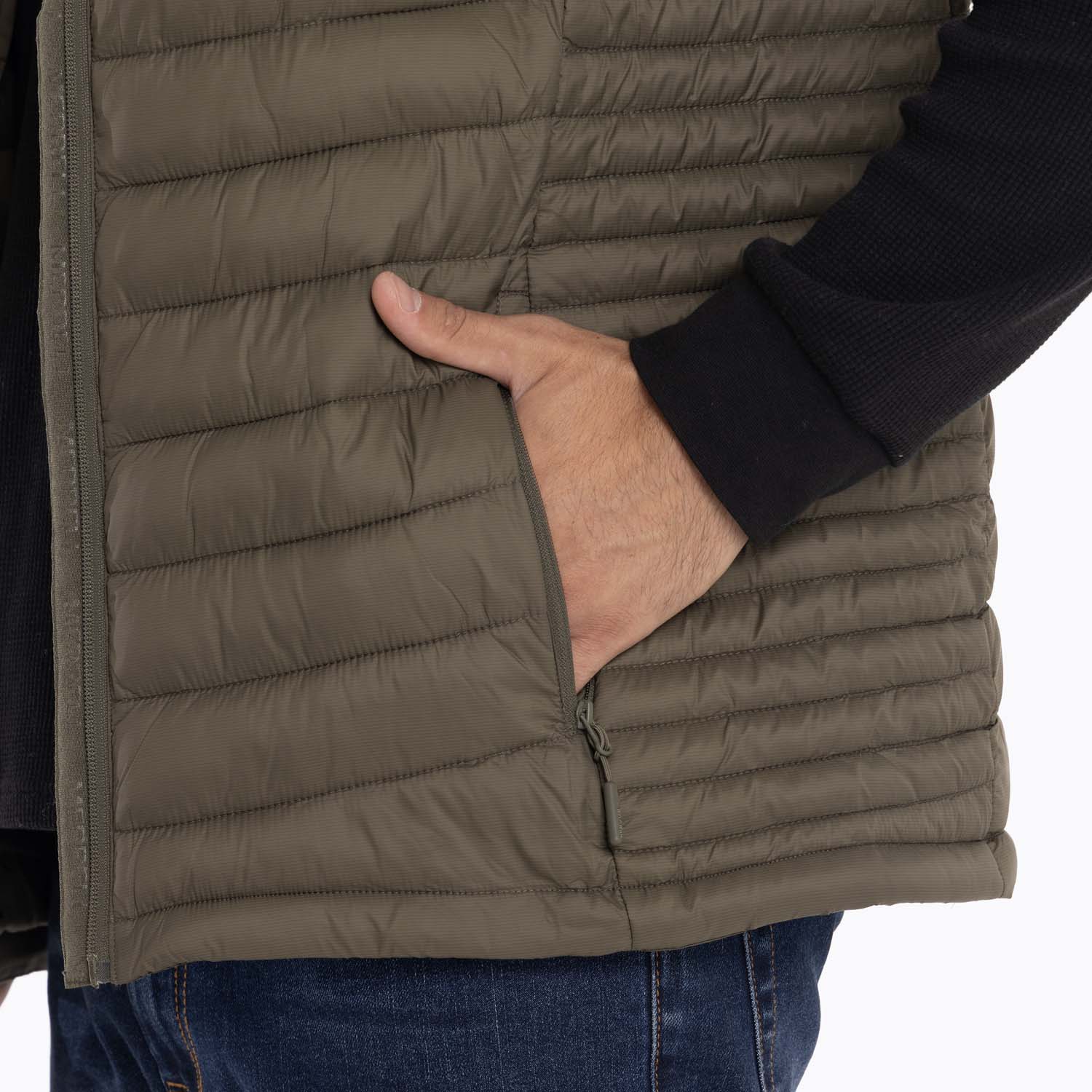 Parka Sin Mangas Hombre Full Zipper Merrell