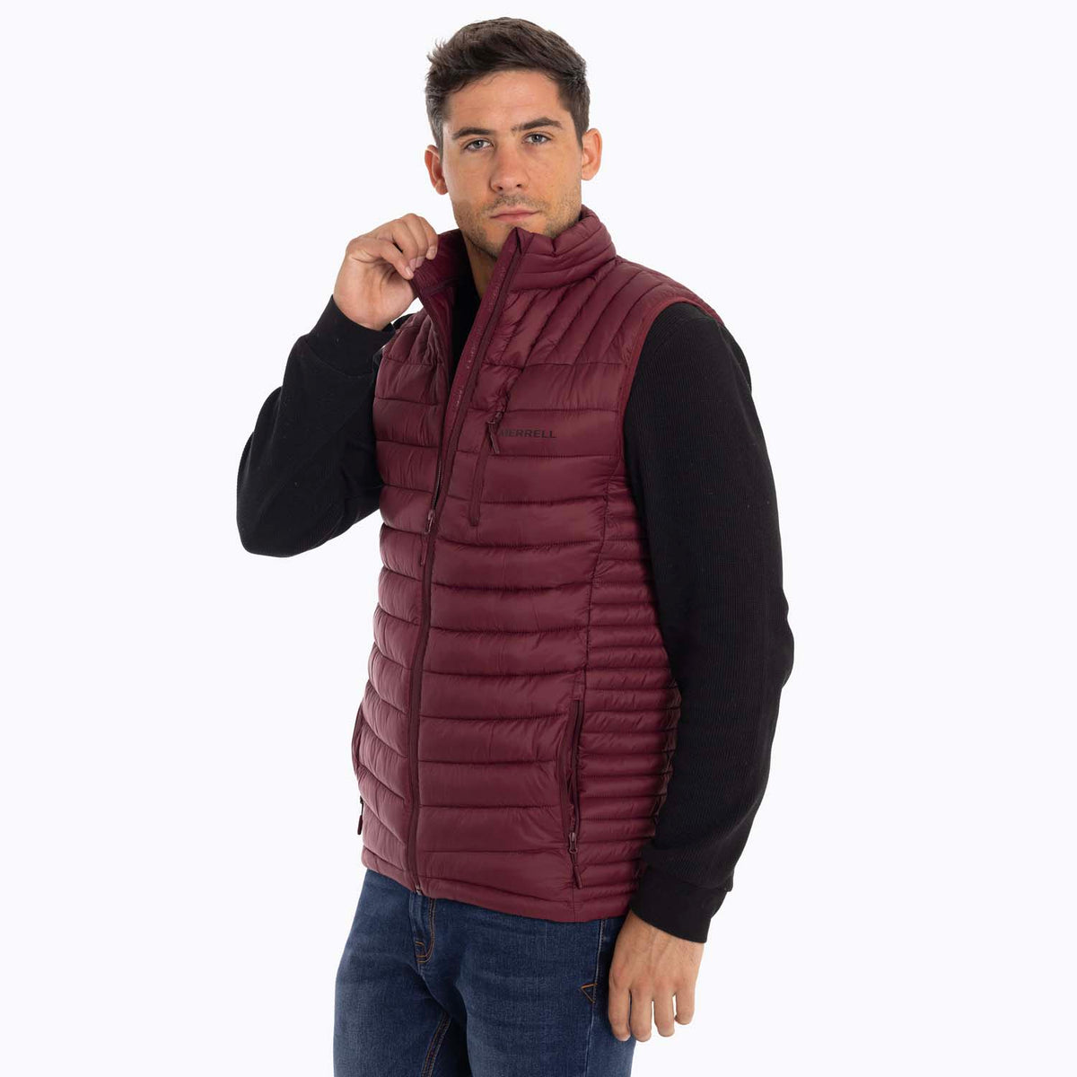 Parka Sin Mangas Hombre Full Zipper Merrell