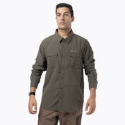 Camisa Manga Larga Hombre Kuskov Verde Merrell