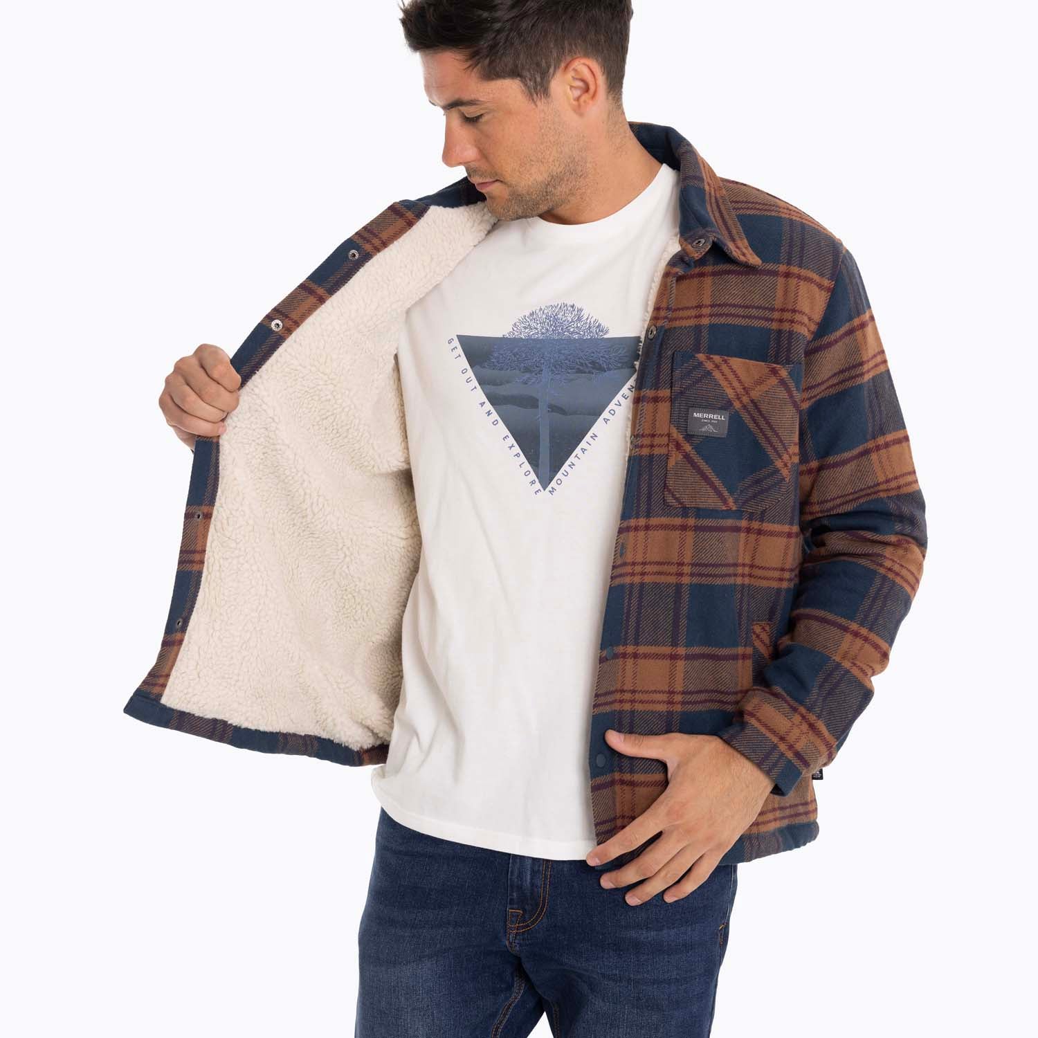 Chaqueta Hombre Mojave Overshirt Merrell