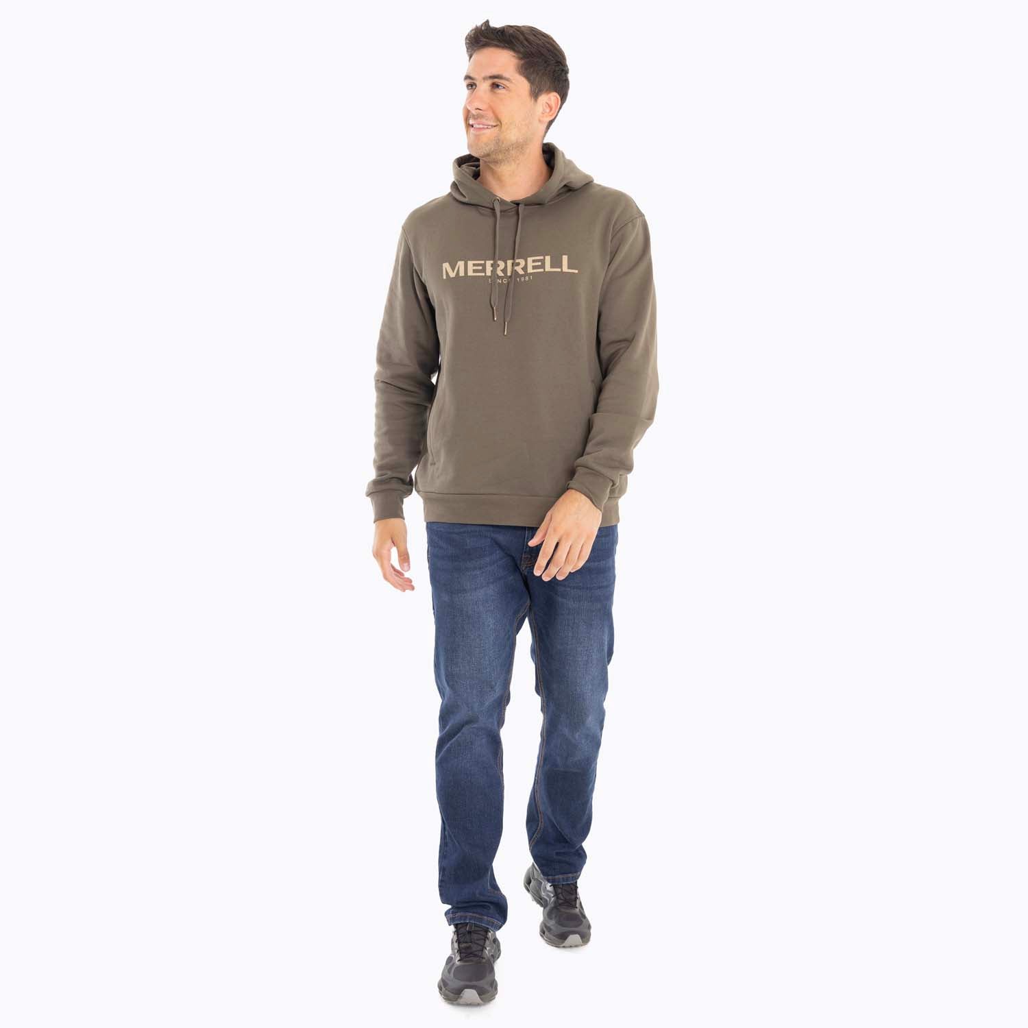 Poleron Hombre Full Zipper Merrell