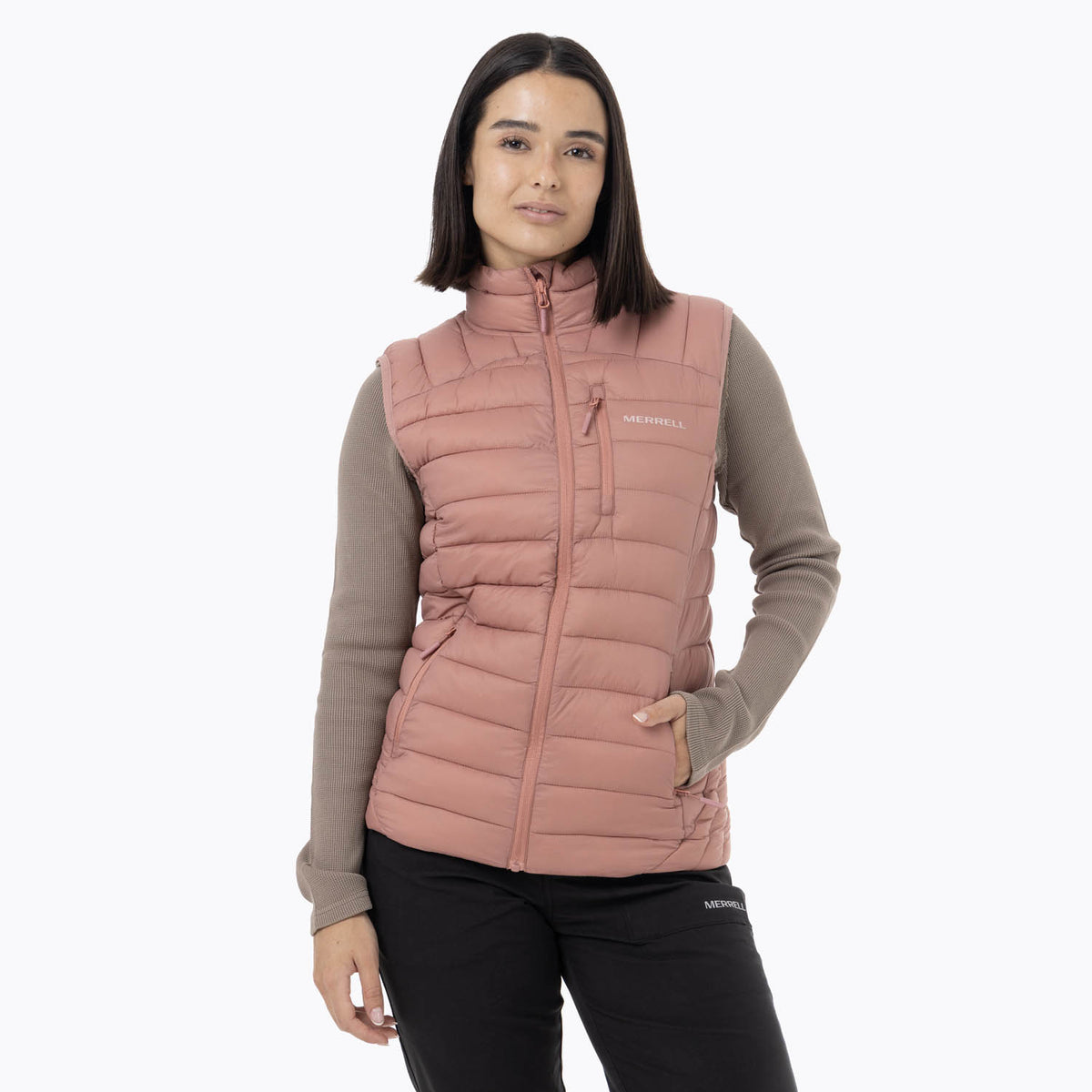 Parka Sin Mangas Mujer Innoko Rosado Merrell