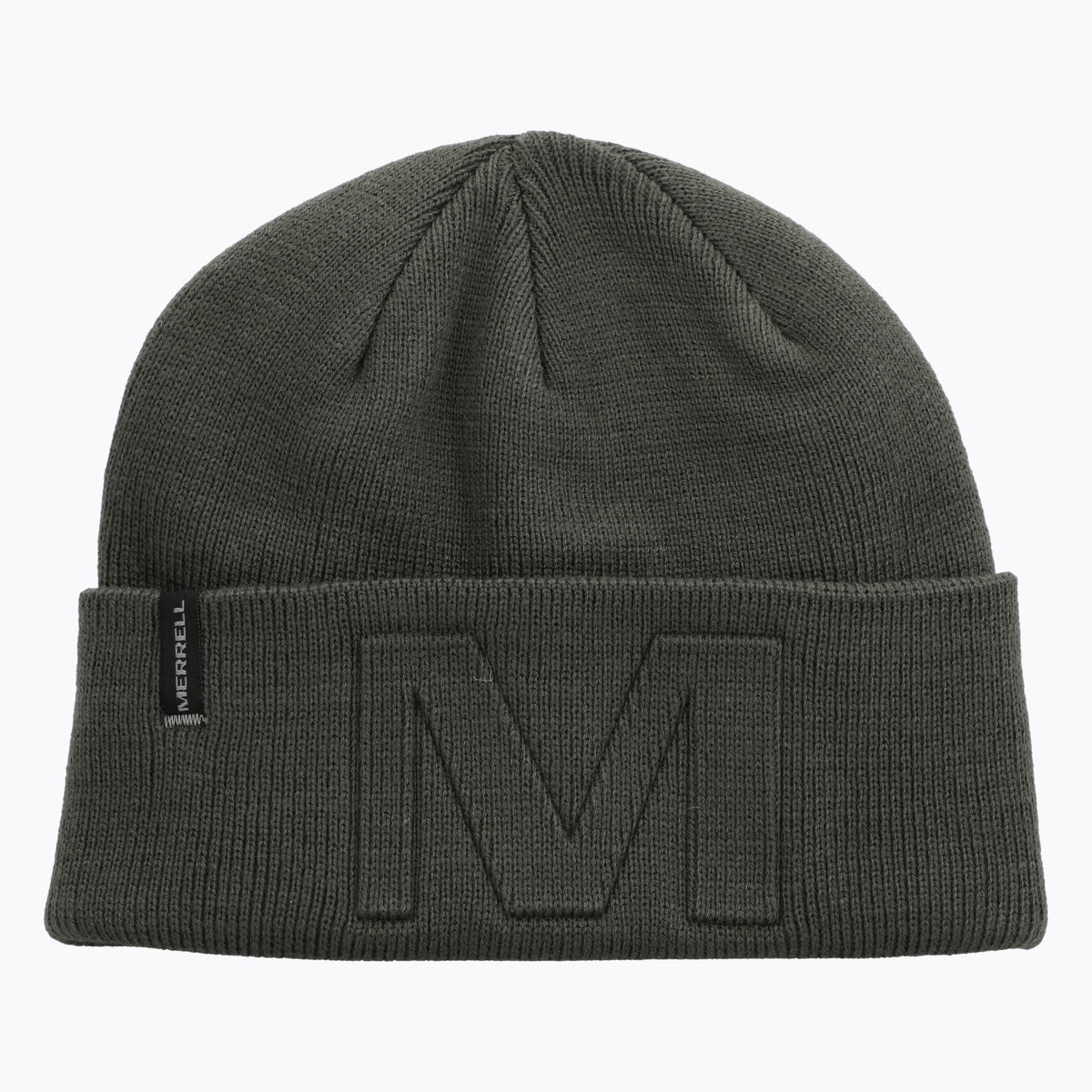 Gorro Unisex Beanie Logo Over Relief Gris Merrell