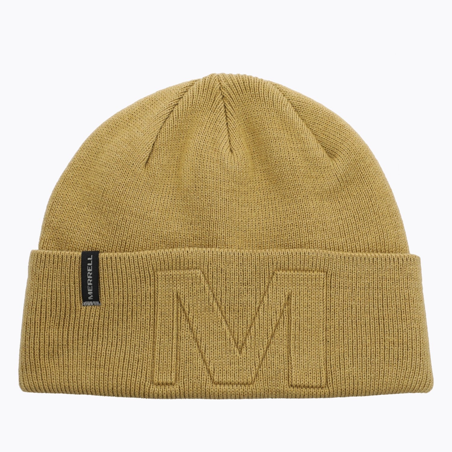 Gorro Unisex Beanie Logo Over Relief Amarillo Merrell