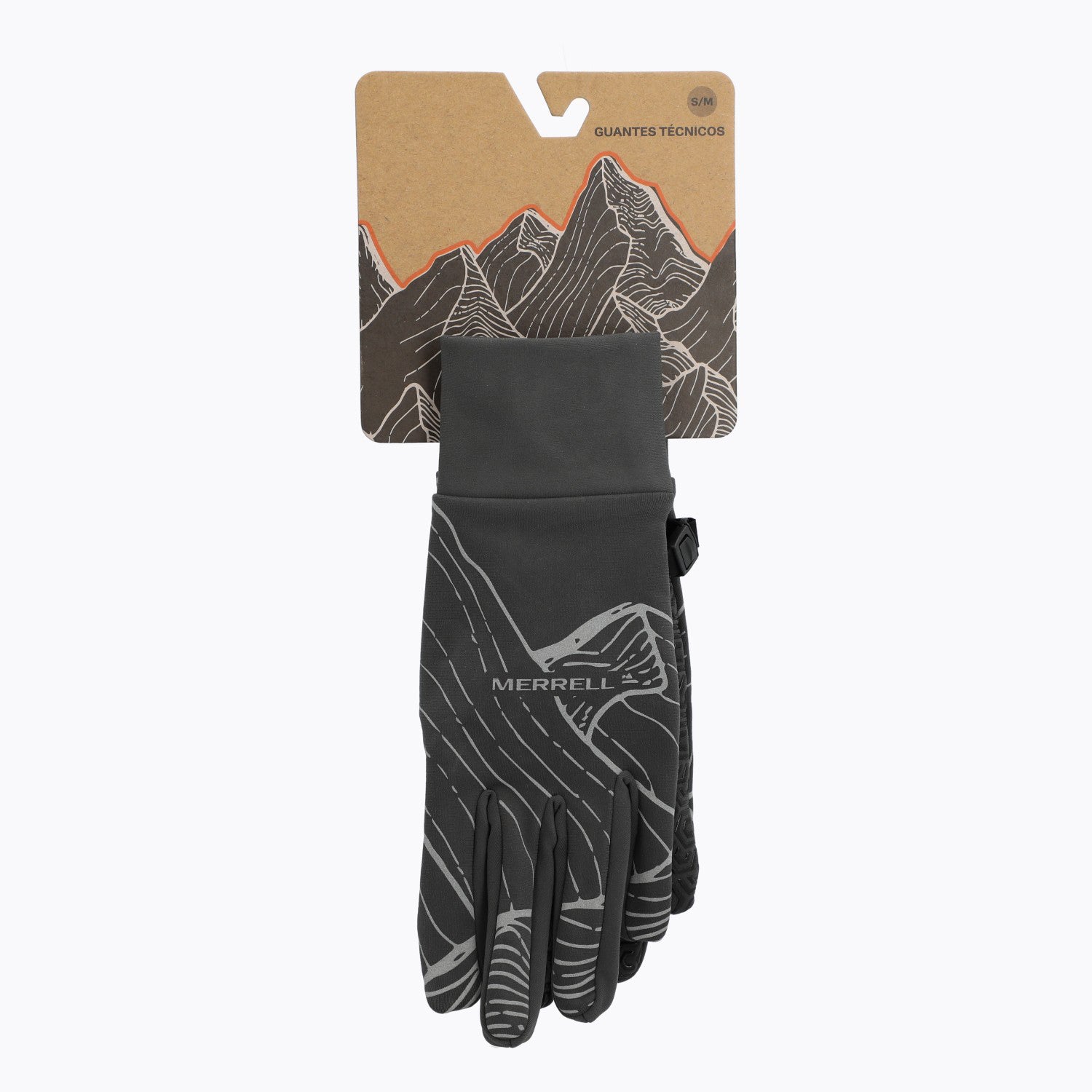 Guantes Unisex Reflective Full Print Gris Merrell