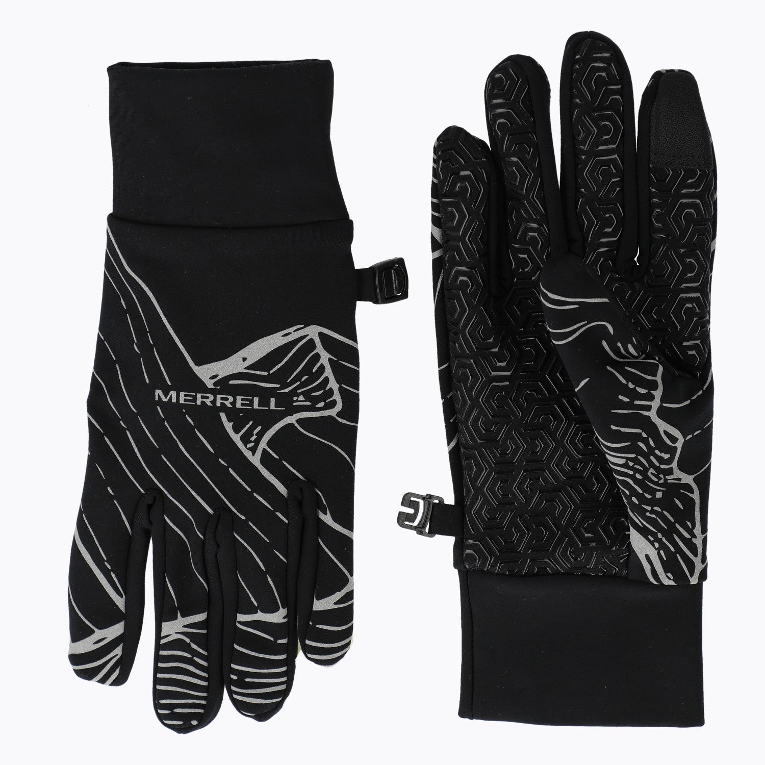 Guantes Unisex Reflective Full Print Negro Merrell