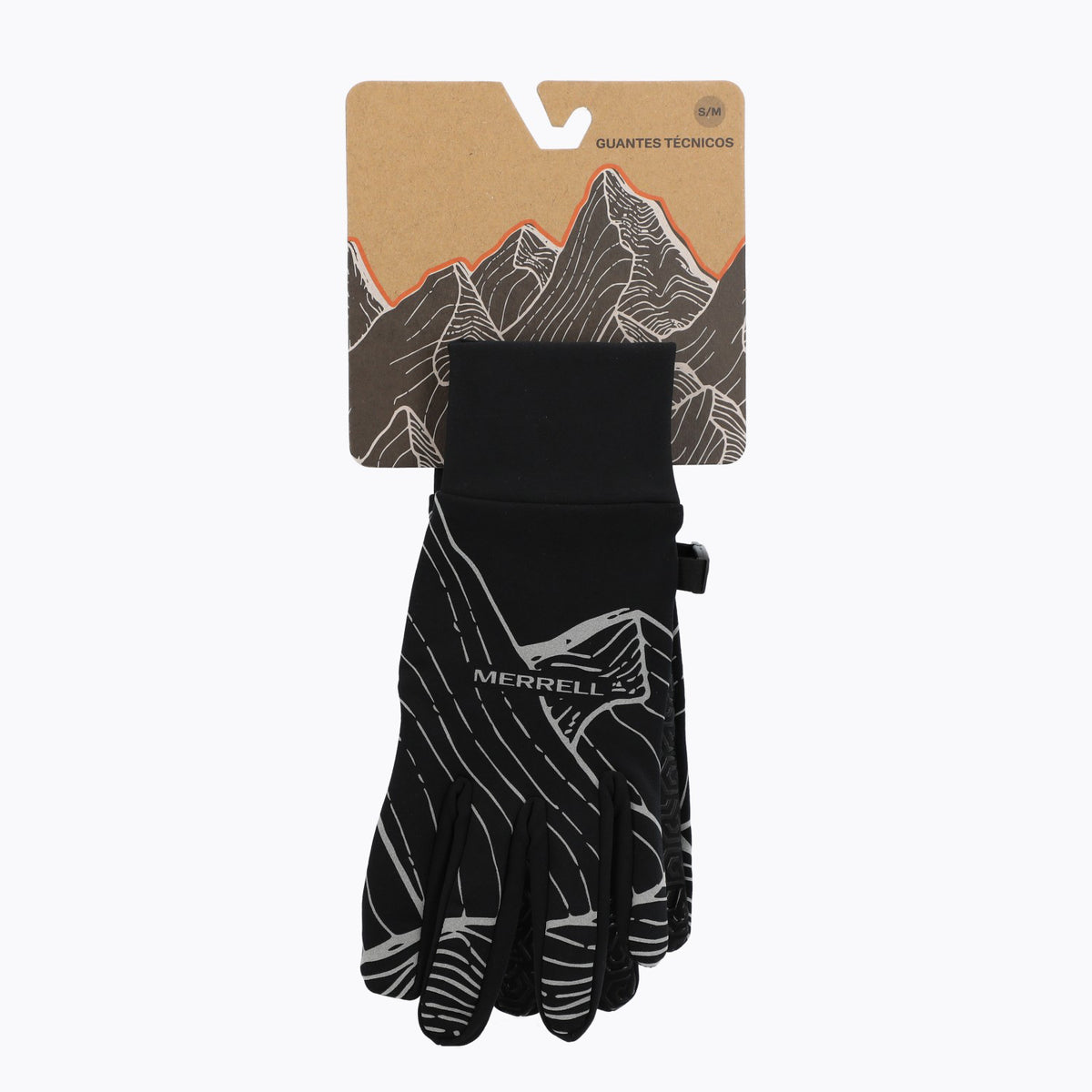 Guantes Unisex Reflective Full Print Negro Merrell