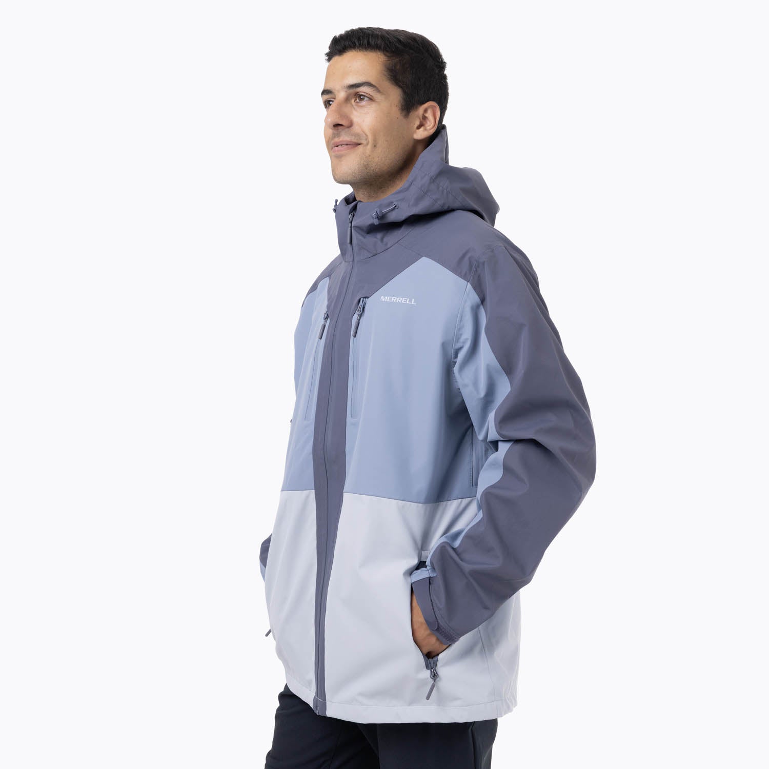 Impermeable Hombre Arkaon Hardshell Celeste Merrell