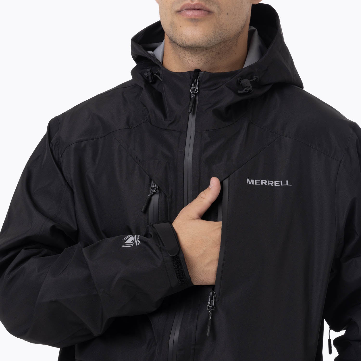 Impermeable Hombre Arkaon Hardshell Negro Merrell